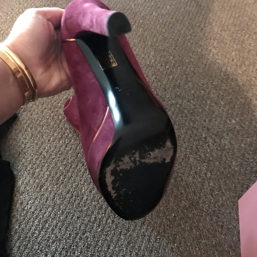 Gucci magenta platform pumps size 41 - Picture 4 of 6